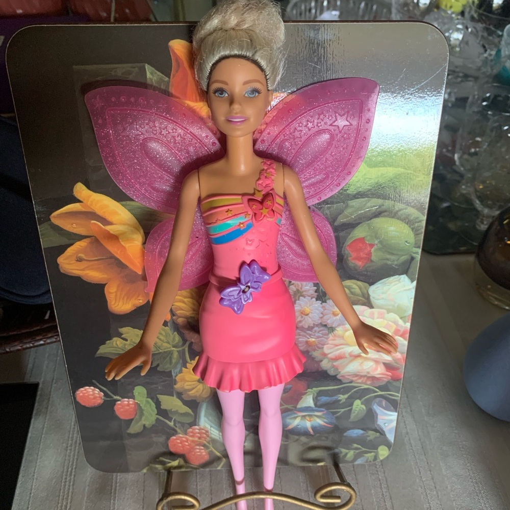Pink Fairy Doll with Wings